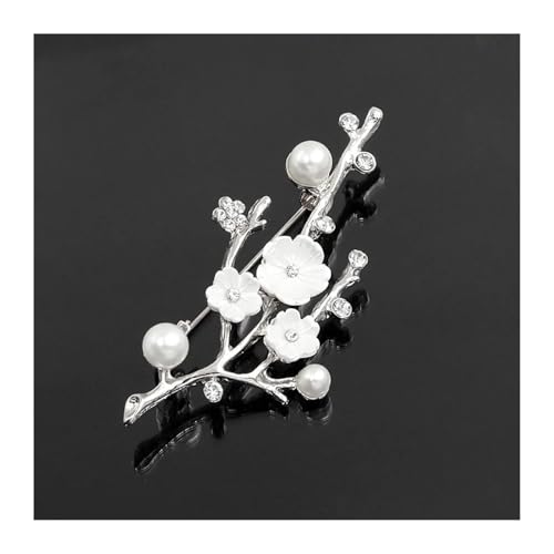 2 Stück Damenbrosche Anstecknadeln Elegante Broschennadeln for Kragen Vielseitige Hemdkragenspitzennadeln for Frauen Für Kleidung(Silver) von WUYXTO