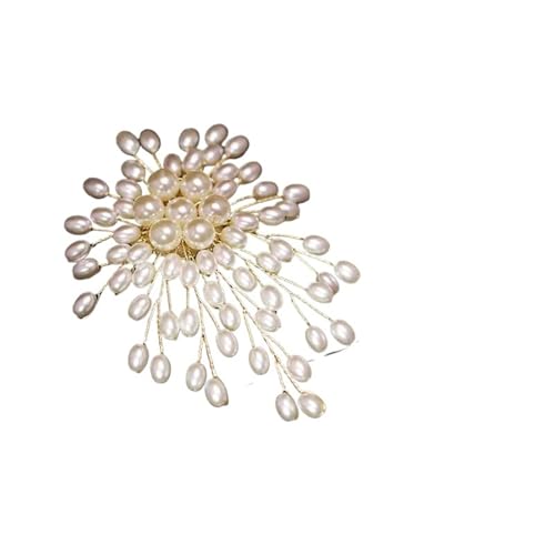 2 Stück Elegante Kragennadeln For Frauen Perlenblumenbrosche Pins Damen Hemdkragennadeln Dekoration Schmuck Für Kleidung von WUYXTO