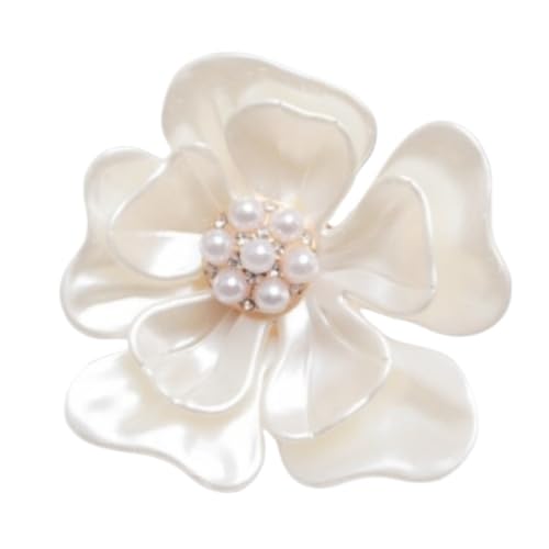 2 Stück Elegante Kragennadeln For Frauen Perlenblumenbrosche Pins Damenanzug Zur Dekoration Für Kleidung von WUYXTO