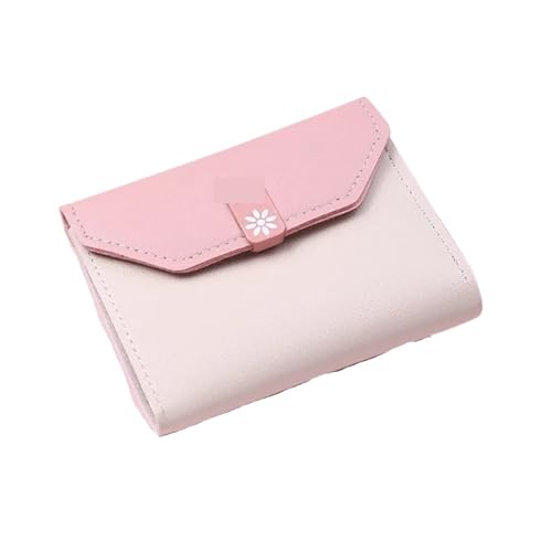 WUYXTO Frauen Brieftasche Geld Tasche Damen Kurze Leder Karte Halter Mädchen Kleine Kupplung Geldbörse Münze Handtaschen Frauen Taschen Für Geldbeutel Damen(Pink) von WUYXTO
