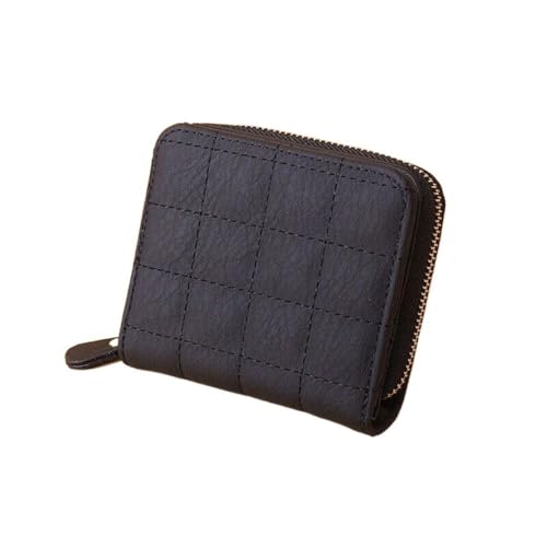 Kleine Damen-Geldbörse, Kunst-PU-Reißverschluss, Kreditkartenetui mit mehreren Kartenfächern und Fächern von WUZIA