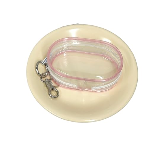 Transparente Kabel-Organizer-Tasche, transparent, Mini-Reise-Elektronik-Aufbewahrungstasche, kompakter Kabel- und Ladegerät-Organizer für Handys, Kopfhörer, Zubehör von WUZIA