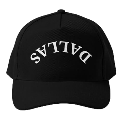 Baseballmütze Unisex Hip Hop Dallas Cap Dallas Hut Dallas Dad Hut Herren Frauen Sport Fisch Kassette Sommer Mütze Sonne Snapback Einfarbig Outdoor Geschenk von WVVCXCC