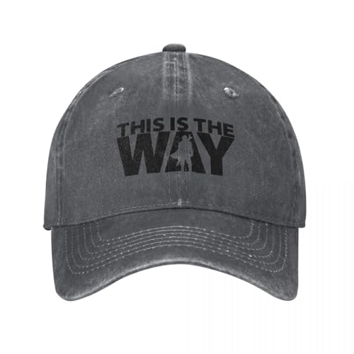 Unisex Schwarz Dies ist der Weg M-Mandalorian Erwachsene Retro Cowboy gewaschen Baseballkappen Denim Herren Frauen Hip Hop Snapback Cap Geburtstagsgeschenk Unisex Schwarz Dies ist der Weg M-Mandalorian Erwachsene Retro Cowboy gewaschen Baseballkappen Denim Herren Frauen Hip Hop Snapback Cap Geburtstagsgeschenk von WVVCXCC