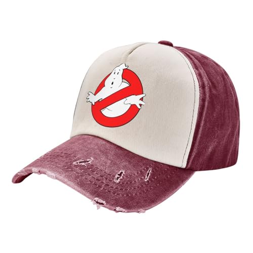Unisex und modisch Hip Hop Ghost Busters Baseballmützen Unisex-Stil Distressed Washed Kopfbedeckungen Ghostbusters Film Golf Unstrukturierte weiche Hüte Mütze Sport Outdoor-Geschenke von WVVCXCC