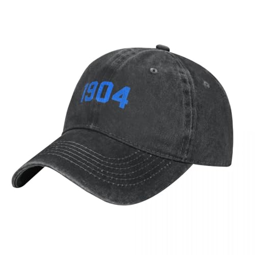 WVVCXCC Baseballkappe Unisex und modisch 1904 Schalke Blau 2 Cowboyhut |-F-| Icon Baseball für Männer Damensport Outdoor-Geschenke von WVVCXCC