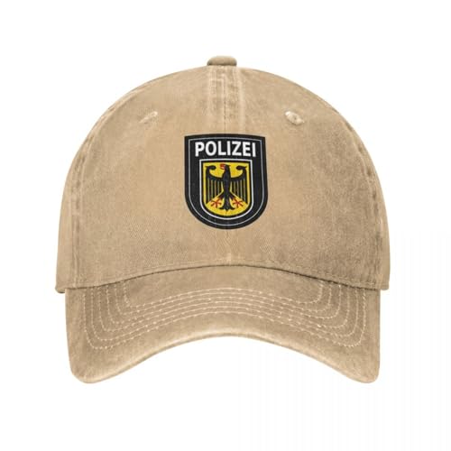 WVVCXCC Baseballkappe Unisex und modisch Bundespolizei Cap Cowboyhut Hut Mann für die Sonne Anime Hut Pelz Hut Mütze Damen Hüte Herrensport Outdoor-Geschenke von WVVCXCC