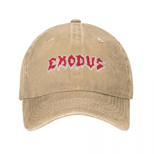 WVVCXCC Baseballkappe Unisex und modisch Exodus Band Cap Cowboyhut Herrenhut Baseballkappen Cap Hüte für Frauen Herrensport Outdoor-Geschenke von WVVCXCC