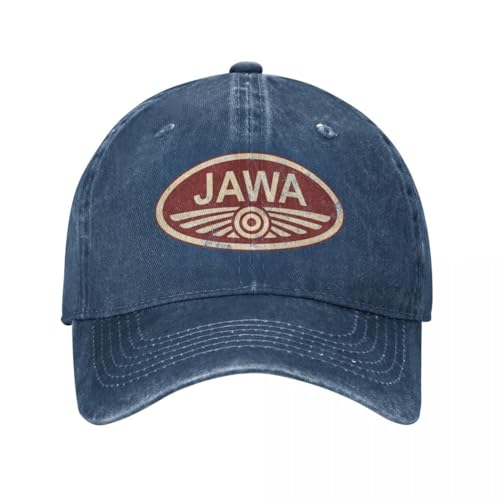 WVVCXCC Baseballkappe Unisex und modisch Jawa Motorrad Retro Cap Cowboy Hut Baseball Snap Back Hut Rave Herrenhut Damen Sport Outdoor-Geschenke von WVVCXCC