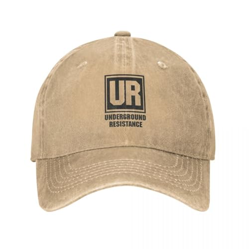 WVVCXCC Baseballkappe Unisex und modisch Underground Resistance - Techno Cap Cowboyhut Bucket Hat Cap Trucker Hut Designer Mann Hut Damen Sport Outdoor-Geschenke von WVVCXCC