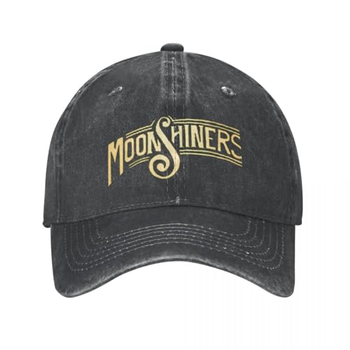 WVVCXCC Baseballkappe Unisex und modische Moonshiners Gold Cap Cowboy Hut Trucker Cap Hüte ny Cap Luxus Frau Hut Männer Sport Outdoor-Geschenke von WVVCXCC