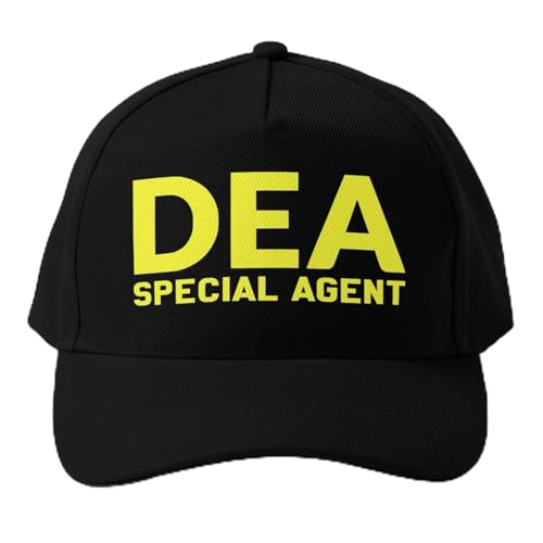 WVVCXCC Baseballkappe Unisex und modischer DEA Special Agent Narcotics Special Agent. Baseballkappe Strandhut Trucker Hut Mütze Mütze Männer Damen Sport Outdoor-Geschenke von WVVCXCC