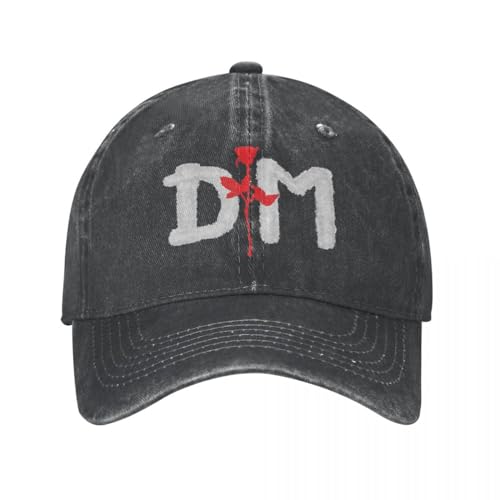WVVCXCC modisch und Unisex Vintage Depeches Mode Pablho Musik Baseballmützen Unisex Stil Distressed Washed Snapback Cap Outdoor Verstellbare Hüte Cap Sport Outdoor-Geschenke von WVVCXCC