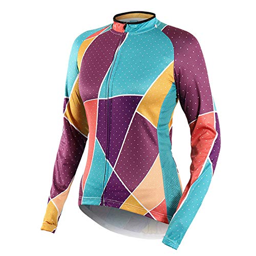 WWAIHY Reflektierend Fahrradjacke Damen,leichte Atmungsaktiv Zip Off Fahrrad Klamotten,Winddichte MTB Fahrrad Trikot,für Radfahren Laufen Wandern Bergsteigen(Size:L.,Color:Hellgrün) von WWAIHY