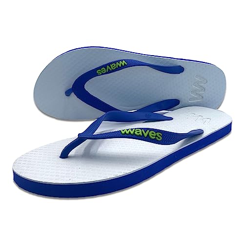 WAVES Flip Flops Unawatuna Bay 37/38 Zehentrenner aus fair gehandeltem Naturkautschuk - 100% nachhaltig - Badelatschen von WWAVES