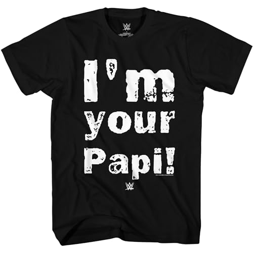 WWE Eddie Guerrero I'm Your Papi! T-Shirt für Erwachsene, Schwarz, XL von WWE