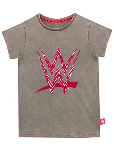 WWE Mädchen T-Shirt Grau 152 von WWE