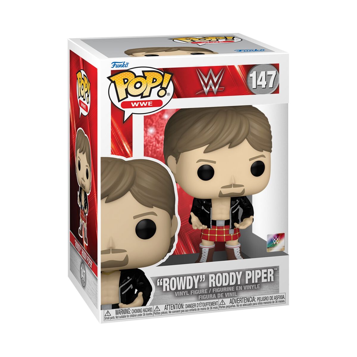 WWE Rowdy Roddy Piper Vinyl Figur 147 Funko Pop! multicolor von WWE