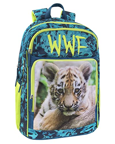 WWF - Mittelgroßer Fotografie-Rucksack für Kinder und Jugendliche, mit gepolstertem und verstärktem Rücken, verstellbaren Schultergurten und Hauptfach + Fronttasche mit Reißverschluss, 32 x 21 x 43 von Franco Cosimo Panini