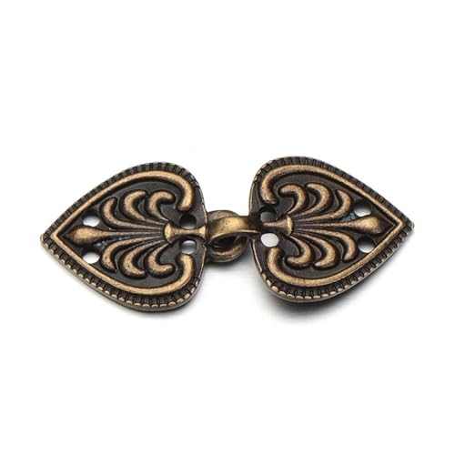Schal Strickjacken Clips 3 Stück Retro Legierung Pullover Bluse Pin Mode Strickjacke Clip Nähen Trendy Charm Schmuck Mode Accessoires Pullover Clip Schal Brosche(1-Antique Bronze) von WWPMNQD
