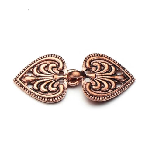 Schal Strickjacken Clips 3 Stück Retro Legierung Pullover Bluse Pin Mode Strickjacke Clip Nähen Trendy Charm Schmuck Mode Accessoires Pullover Clip Schal Brosche(1-Antique Copper) von WWPMNQD