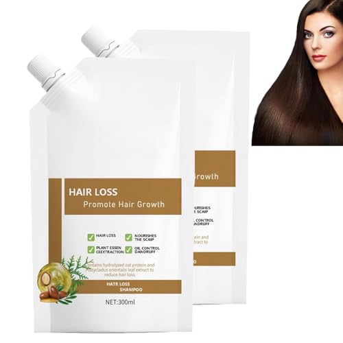 Anti-Hair Fall & Less Shedding & Volumizing Shampoo,Anti-Hair Fall Hair Loss Shampoo,Anti-Haarverlust Shampoos,Geeignet Für Männer Und Frauen (2pcs) von WWWSENSEN