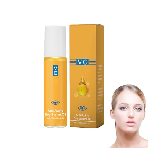 Vc Facial Serum Roll-On,Lutein Eye Essence Oil,Lutein Anti-Falten Serum Öl,Anti-Aging-Augenserum Gegen Falten,Leichte Straffende Augenöle Für Frauen (1pcs) von WWWSENSEN