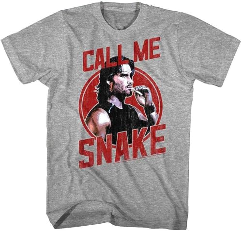 Escape from New York Call Me Snake Plissken Men's T Shirt Smoke Kurt Russell Top Hemden(3X-Large) von WWX9NLEE