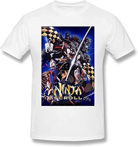 Men's Ninja Scroll Fashion T-Shirts Short Sleeve Tops Tees Hemden(XX-Large) von WWX9NLEE