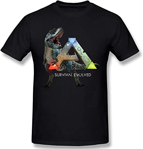 Mens Tees Print with ARK Survival Evolved Sport Short Sleeve T Shirt Hemden(XX-Large) von WWX9NLEE