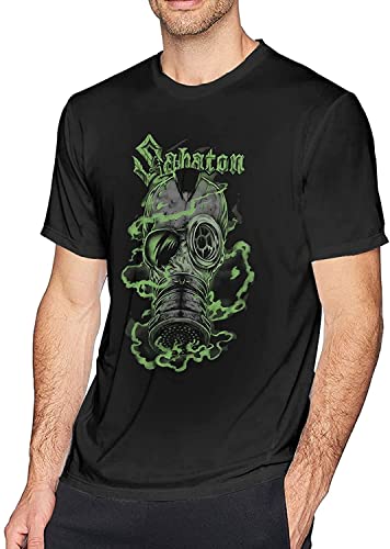Sabaton The Attack of The Dead Men's Short Sleeve Solid Crew Neck T-Shirt Hemden(3X-Large) von WWX9NLEE