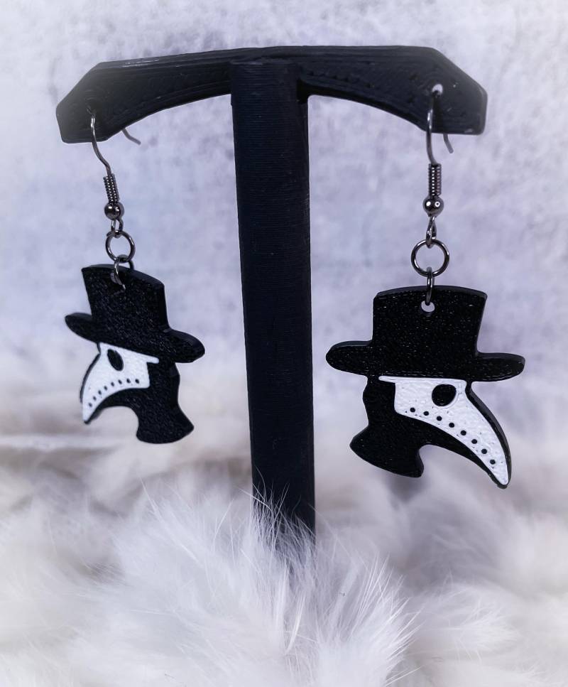 Pestdoktor Ohrhänger Alternative 3D Gedruckt Ohrringe Juwelen Goth Gothic Pestdoktor Ohrhänger Alternative 3D Gedruckt Ohrringe Juwelen Goth Gothic von WWonderlanddolls