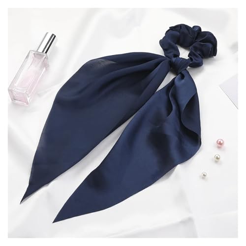 WXBCDS Kopftuch Damen Drucken Chiffon Lange Band Haargummis Frauen Mädchen Pferdeschwanz Schal Elastische Haarbänder Krawatten Haarschmuck(Color-02) von WXBCDS