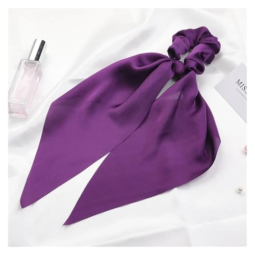 WXBCDS Kopftuch Damen Drucken Chiffon Lange Band Haargummis Frauen Mädchen Pferdeschwanz Schal Elastische Haarbänder Krawatten Haarschmuck(Color-31) von WXBCDS
