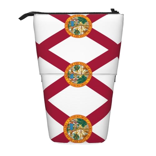WXCJWD Flaggen-Florida-Bleistift-Teleskop-Bleistift, tragbare Make-up-Tasche und Schreibwaren-Aufbewahrungsbox, geeignet für Büroumgebungen WXCJWD Flaggen-Florida-Bleistift-Teleskop-Bleistift, tragbare Make-up-Tasche und Schreibwaren-Aufbewahrungsbox, geeignet für Büroumgebungen von WXCJWD