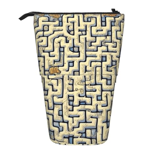 WXCJWD Labyrinth Schatzkarte Bleistift Teleskopisch einziehbarer Bleistift Tragbare Make-up-Tasche und Schreibwaren Aufbewahrungsbox geeignet für Büroumgebungen WXCJWD Labyrinth Schatzkarte Bleistift Teleskopisch einziehbarer Bleistift Tragbare Make-up-Tasche und Schreibwaren Aufbewahrungsbox geeignet für Büroumgebungen von WXCJWD