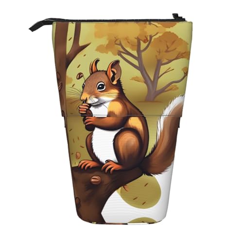 WXCJWD Nut-Eating Eichhörnchen-Bleistift, Teleskop-Bleistift, einziehbar, tragbare Make-up-Tasche und Schreibwaren-Aufbewahrungsbox, geeignet für Büroumgebungen WXCJWD Nut-Eating Eichhörnchen-Bleistift, Teleskop-Bleistift, einziehbar, tragbare Make-up-Tasche und Schreibwaren-Aufbewahrungsbox, geeignet für Büroumgebungen von WXCJWD