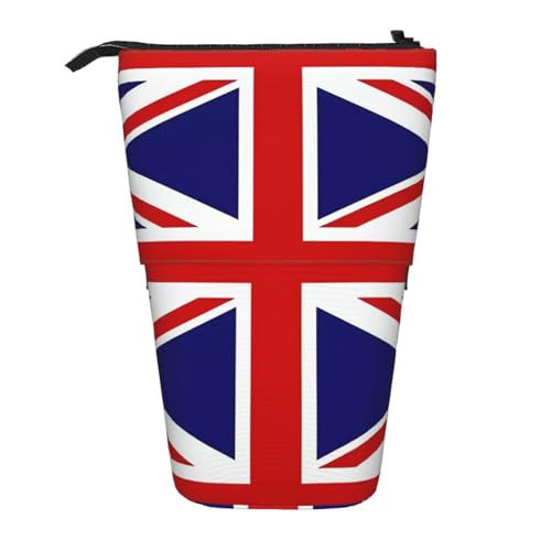 WXCJWD Teleskop-Bleistifttasche mit britischer Flagge, tragbare Make-up-Tasche und Schreibwaren-Aufbewahrungsbox, geeignet für Büroumgebungen WXCJWD Teleskop-Bleistifttasche mit britischer Flagge, tragbare Make-up-Tasche und Schreibwaren-Aufbewahrungsbox, geeignet für Büroumgebungen von WXCJWD
