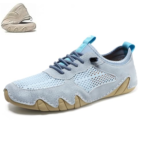 Wasserdichte und atmungsaktive orthopädische Schuhe für Herren und Damen, Outdoor-Mesh-Trail-Schuhe, rutschfest, leicht, Freizeit-Sneaker, blau, 0 UK Wide Wasserdichte und atmungsaktive orthopädische Schuhe für Herren und Damen, Outdoor-Mesh-Trail-Schuhe, rutschfest, leicht, Freizeit-Sneaker, blau, 0 UK Wide von WXDTW