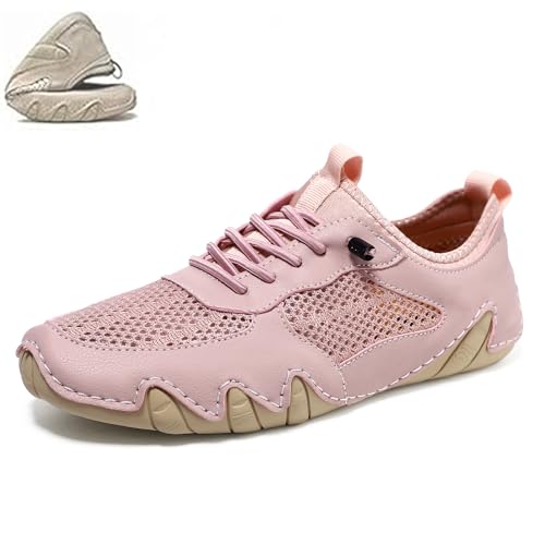Wasserdichte und atmungsaktive orthopädische Schuhe für Herren und Damen, Outdoor-Mesh-Trail-Schuhe, rutschfest, leicht, Freizeit-Sneaker, rose, 0 UK Wide Wasserdichte und atmungsaktive orthopädische Schuhe für Herren und Damen, Outdoor-Mesh-Trail-Schuhe, rutschfest, leicht, Freizeit-Sneaker, rose, 0 UK Wide von WXDTW