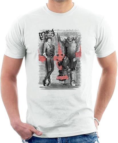 Cowboy Bebop Space Bounty Hunters Men's T-Shirt Hemden(Large) von WXIANGW