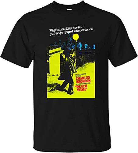 Death Wish Charles Bronson, Retro 1970's Vigilante G200 T-Shirt T-Shirts & Hemden(Large) von WXIANGW