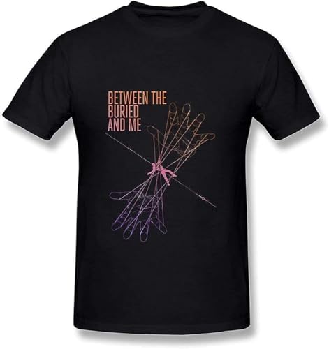 RZF Men's Between The Buried and Me T-Shirt - Black Hemden(X-Large) von WXIANGW