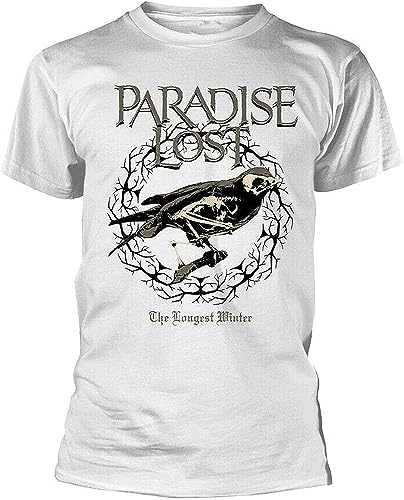 pto The Longest Winter (White) Paradise Lost T-Shirt Quality Merchandise Hemden(X-Large) von WXIANGW