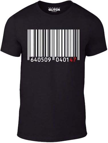 sihua 47 Barcode T-Shirt - Inspired by Hitman Agent Assassin Game Hemden(Large) von WXIANGW