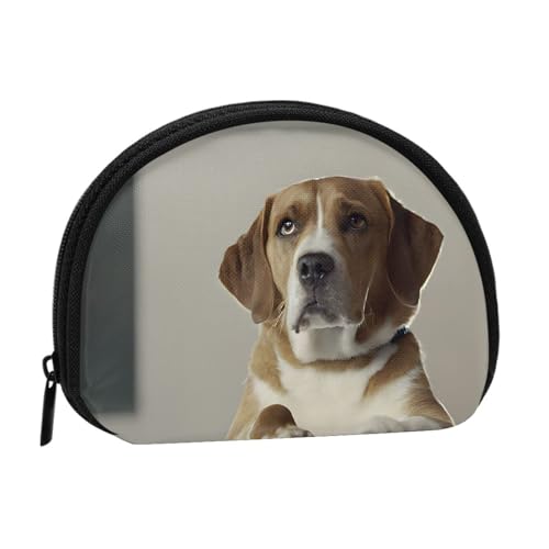 Münzbörse mit niedlichem Mops-Aufdruck, Mini-Geldbörse für Frauen und Mädchen, Persönlichkeit, kleine Münztasche, Aufbewahrungstasche, Clutch, Geldbörse, Einheitsgröße, lässig, Schwarz , Einheitsgröße von WXWJSHMGC