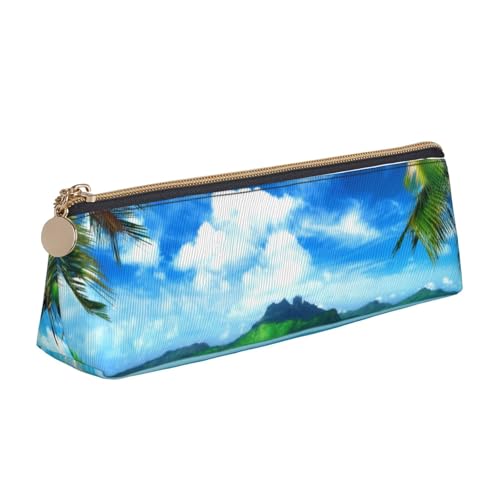 WXWJSHMGC Federmäppchen aus Leder, Motiv: The Sea Print, Füllfederhalter, personalisierbar, tragbar, großes Fassungsvermögen, für Mädchen und Jungen WXWJSHMGC Federmäppchen aus Leder, Motiv: The Sea Print, Füllfederhalter, personalisierbar, tragbar, großes Fassungsvermögen, für Mädchen und Jungen von WXWJSHMGC