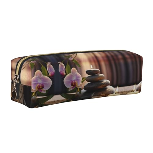 WXWJSHMGC Federmäppchen aus Leder mit Zen-Motiv, schlicht, mit metallischer Reißverschlusstasche, Aufbewahrungstasche für Mädchen, Jungen, Studenten, Universität, Mittelschule, gold, Einheitsgröße WXWJSHMGC Federmäppchen aus Leder mit Zen-Motiv, schlicht, mit metallischer Reißverschlusstasche, Aufbewahrungstasche für Mädchen, Jungen, Studenten, Universität, Mittelschule, gold, Einheitsgröße von WXWJSHMGC