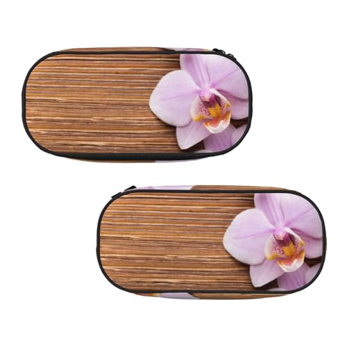 WXWJSHMGC Federmäppchen mit Blumenmuster, groß, mit 3 Fächern, Stifteetui, Kartenhalter, Münzhalter, für Jungen, Mädchen, Schule, Schreibwaren von WXWJSHMGC