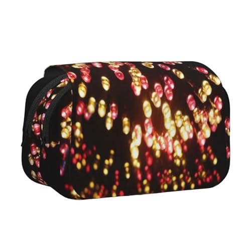 WXWJSHMGC Federmäppchen mit Papierlaternen-Druck, tragbar, doppellagig, für Kinder, Mädchen, Jungen und Erwachsene von WXWJSHMGC